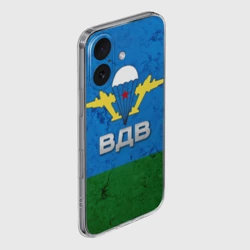 Чехол для iPhone 16 силиконовый с защитой камеры ВДВ - фото 2