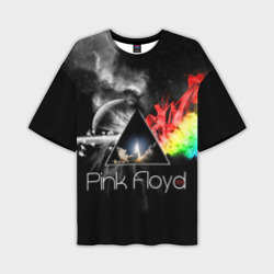 Мужская футболка oversize 3D Pink Floyd