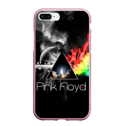 Чехол для iPhone 7Plus/8 Plus матовый Pink Floyd, цвет розовый