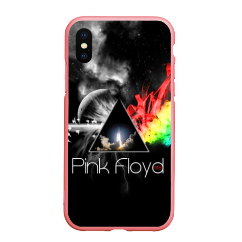 Чехол для iPhone XS Max матовый Pink Floyd, цвет баблгам