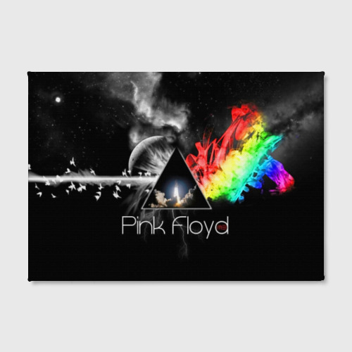 Холст прямоугольный Pink Floyd, цвет 3D печать - фото 2