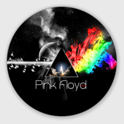 Круглый коврик для мышки Pink Floyd