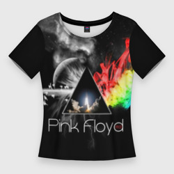 Женская футболка 3D Slim Pink Floyd