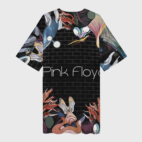 Платье-футболка 3D Pink Floyd, цвет 3D печать - фото 2