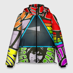 Мужская зимняя куртка 3D Pink Floyd