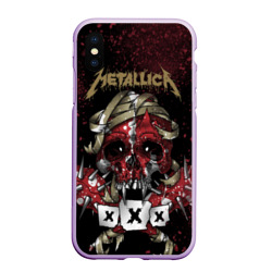 Чехол для iPhone XS Max матовый Metallica