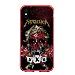 Чехол для iPhone XS Max матовый Metallica