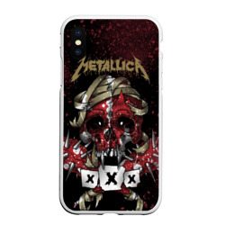 Чехол для iPhone XS Max матовый Metallica