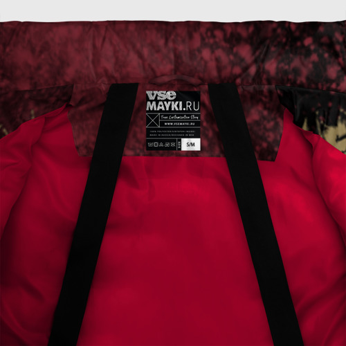 Женская зимняя куртка Oversize Metallica, цвет красный - фото 7