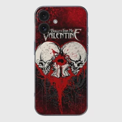 Чехол для iPhone 16 силиконовый с защитой камеры Bullet for my Valentine