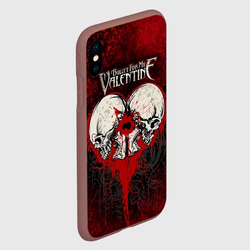 Чехол для iPhone XS Max матовый Bullet for my Valentine - фото 3
