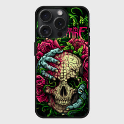 Чехол силиконовый для Apple iPhone 15 Pro матовый Bullet for my Valentine