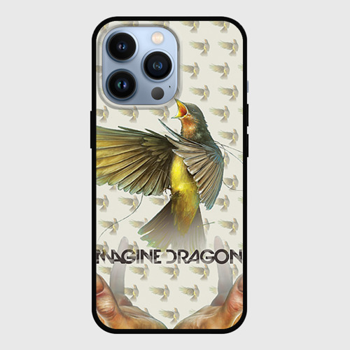 Чехол для iPhone 13 Pro с принтом Imagine Dragons, вид спереди #2