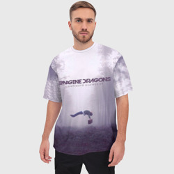 Мужская футболка oversize 3D Imagine Dragons - фото 2