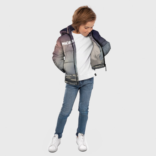 Зимняя куртка для мальчиков 3D Imagine Dragons, цвет светло-серый - фото 5