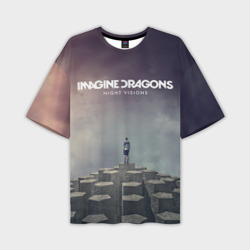 Мужская футболка oversize 3D Imagine Dragons