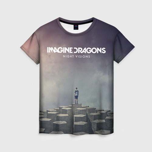 Женская футболка 3D Imagine Dragons, цвет 3D печать