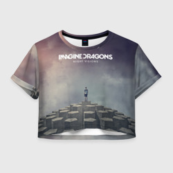 Женская футболка Crop-top 3D Imagine Dragons