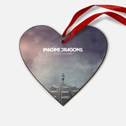 Деревянная игрушка Сердце Imagine Dragons