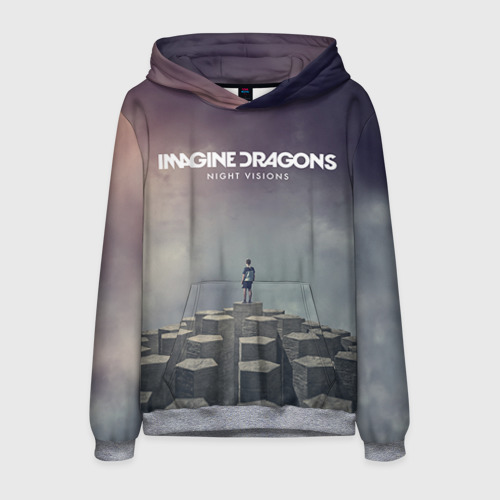 Мужская толстовка 3D Imagine Dragons, цвет меланж