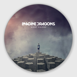 Круглый коврик для мышки Imagine Dragons