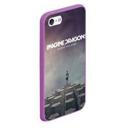 Чехол для iPhone 5/5S матовый Imagine Dragons - фото 2