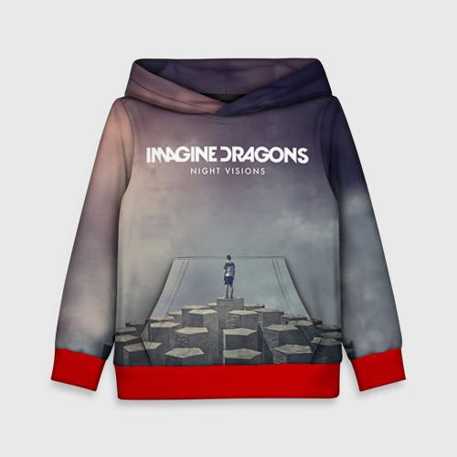 Детская толстовка 3D Imagine Dragons, цвет красный