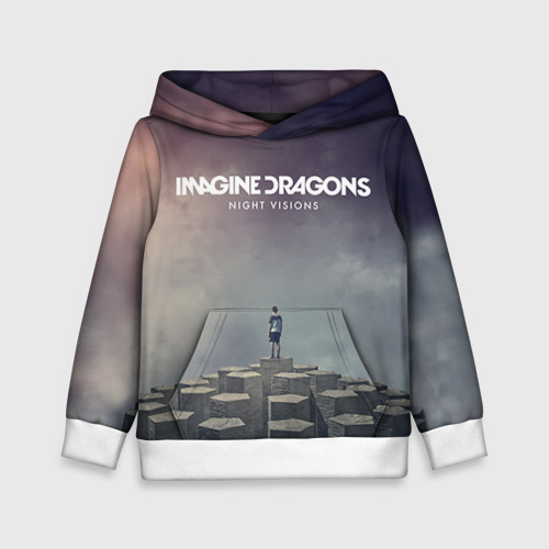 Детская толстовка 3D Imagine Dragons, цвет белый