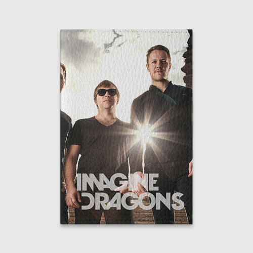 Обложка для паспорта матовая кожа Imagine Dragons