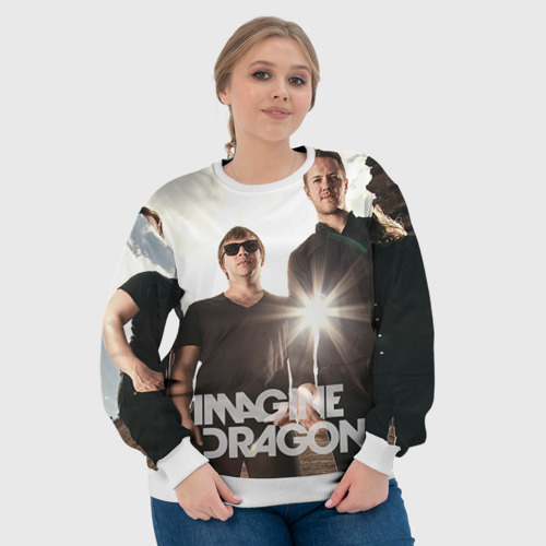 Женский свитшот 3D Imagine Dragons, цвет 3D печать - фото 6