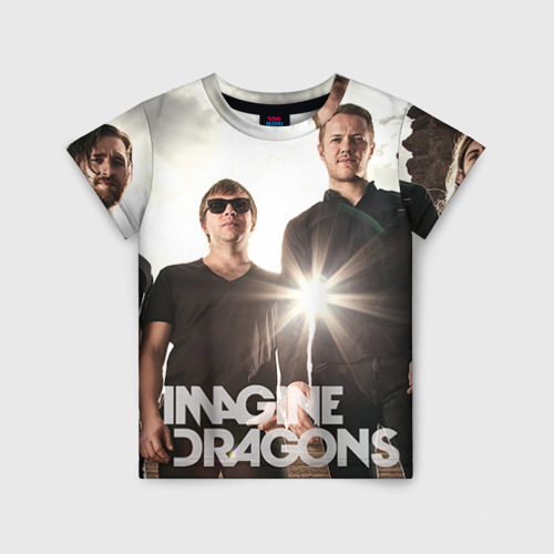 Детская футболка 3D Imagine Dragons, цвет 3D печать