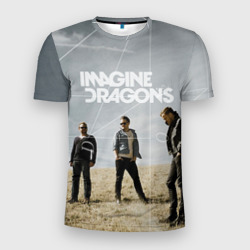 Мужская футболка 3D Slim Imagine Dragons