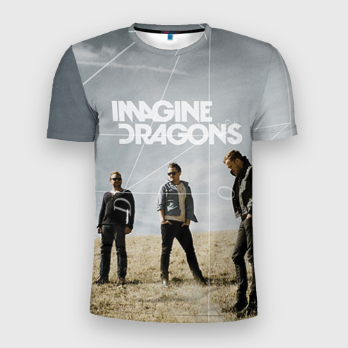 Мужская футболка 3D Slim Imagine Dragons, цвет 3D печать