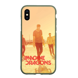 Чехол для iPhone XS Max матовый Imagine Dragons