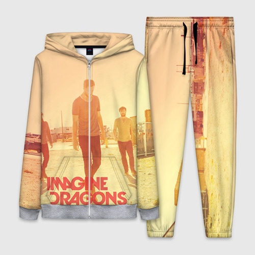 Женский костюм 3D Imagine Dragons, цвет меланж