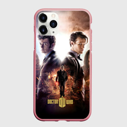Чехол для iPhone 11 Pro Max матовый Доктор кто