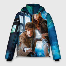 Мужская зимняя куртка 3D Доктор кто