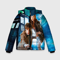 Зимняя куртка для мальчиков 3D Доктор кто