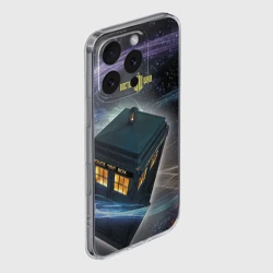 Чехол для iPhone 16 Pro силиконовый с защитой камеры Тардис - фото 2