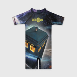 Детский купальный костюм 3D Тардис