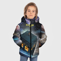 Зимняя куртка для мальчиков 3D Тардис - фото 2