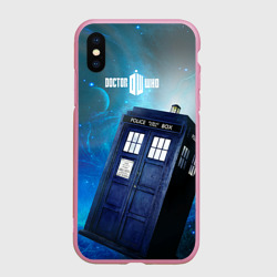 Чехол для iPhone XS Max матовый Тардис