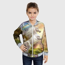 Детский бомбер 3D Единороги - фото 2