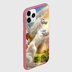 Чехол для iPhone 11 Pro матовый Единороги - фото 2