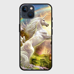 Чехол для iPhone 14 Единороги