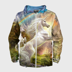 Мужская ветровка 3D Единороги