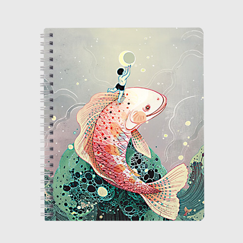 блокнот с рыбками. фудзимото рыбка поньо. тетрадь рыбка. тетрадь подводный мир, а5, 24 листа, линия. тетрадки с рыбами.