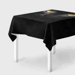 Скатерть 3D Черная кошка