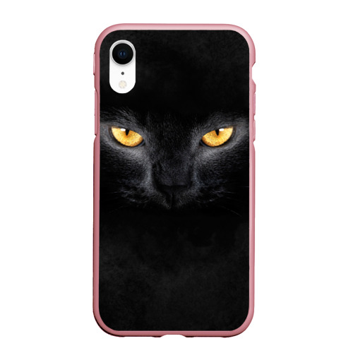 Чехол для iPhone XR матовый Черная кошка Фото 01 Чехол для iPhone XR матовый Черная кошка Фото 01