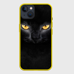 Чехол для iPhone 14 Plus Черная кошка